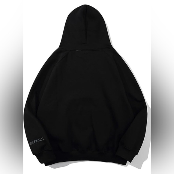 Black size large essentials hoodie brand new it just doesn’t fit me - Picture 2 of 2